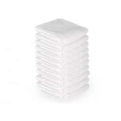 RĘCZNIK Z MICROFIBRY 73X40CM 10SZT BIAŁY